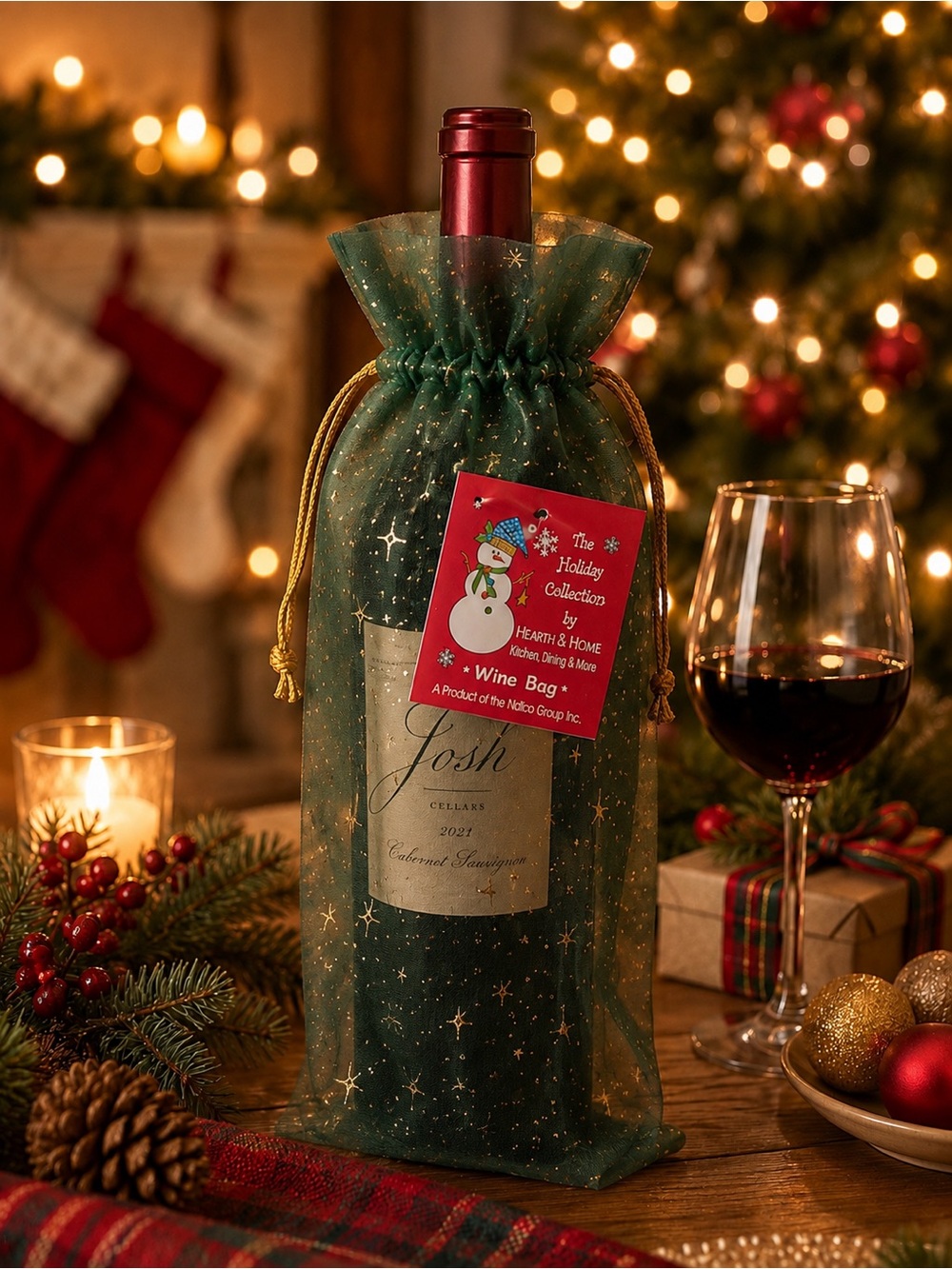 Holiday Bundle - Hearth & Home Wine Bag